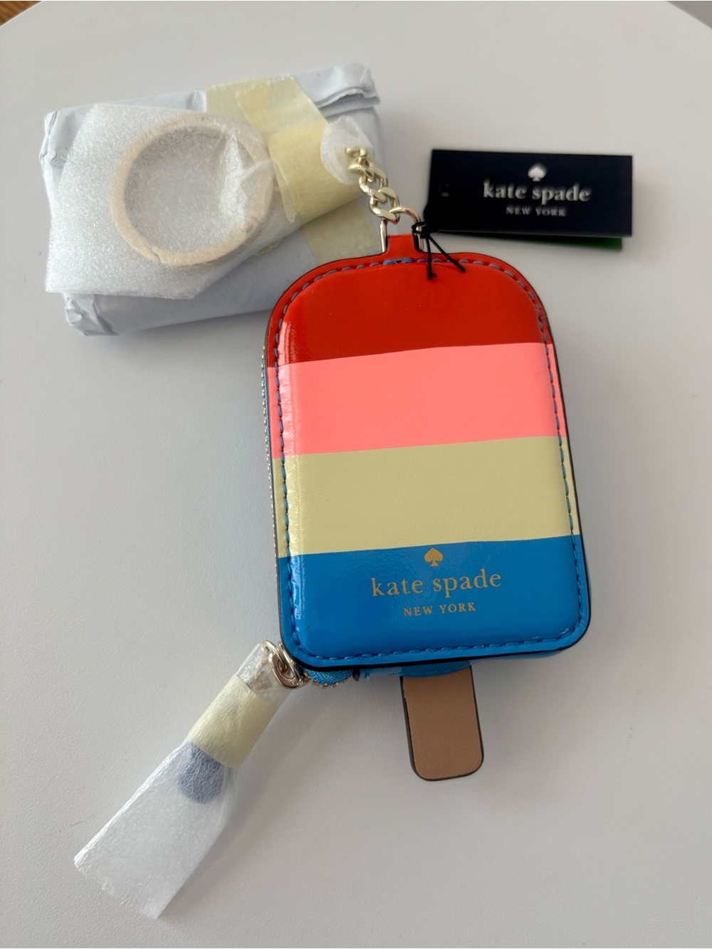Kate Spade NWT Popsicle Novelty Coin Purse / Key chain / Bag charm